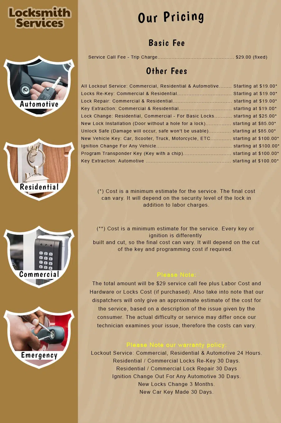 Safety Harbor FL Locksmith Store Safety Harbor, FL 727-437-4168